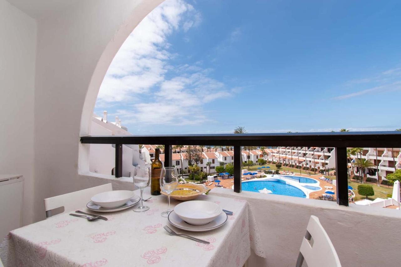 Parque Santiago II 269 - Studio With Sea And Pool Views Playa de las Americas  Luaran gambar