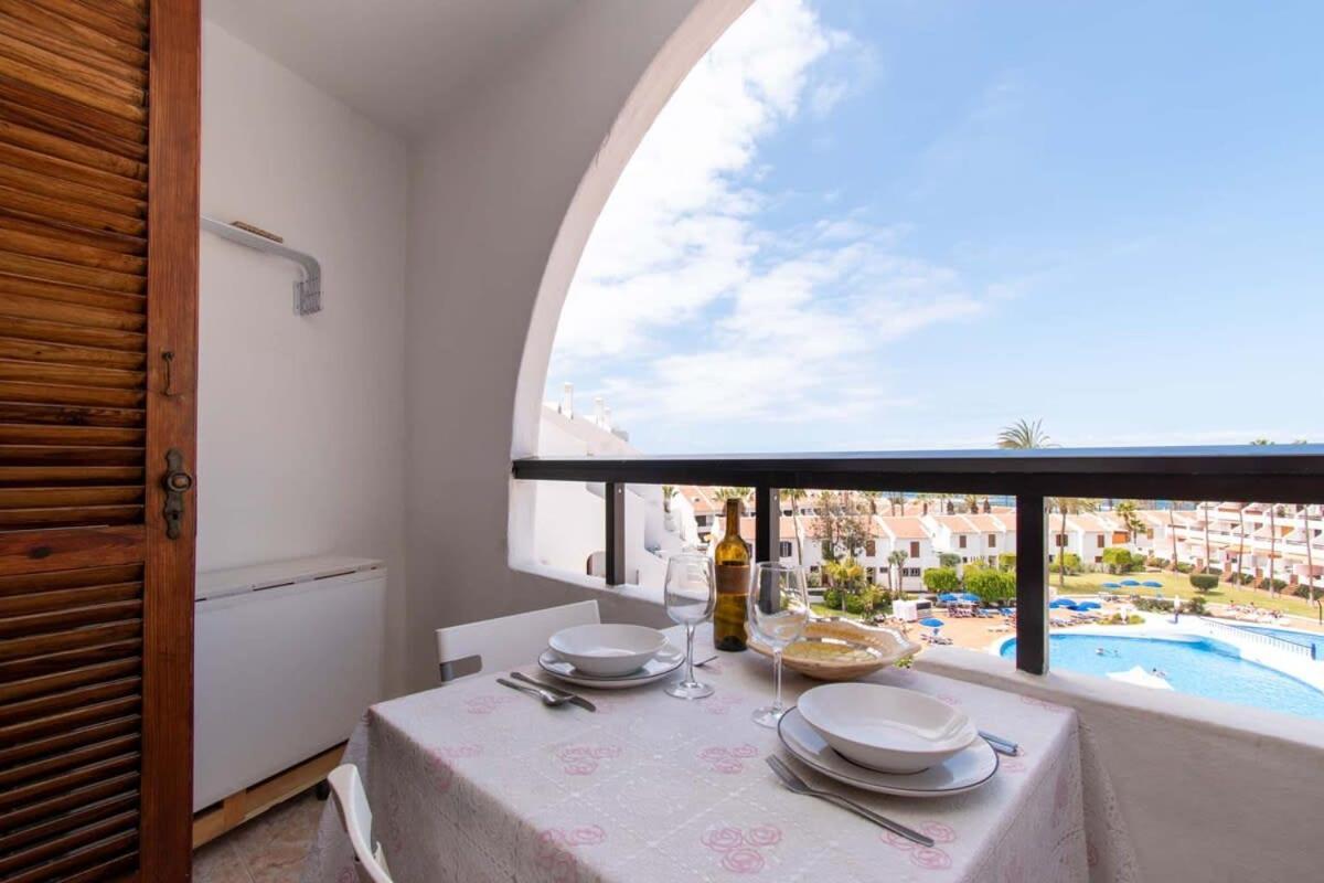 Parque Santiago II 269 - Studio With Sea And Pool Views Playa de las Americas  Luaran gambar
